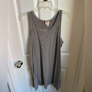 Mossimo Supply Co Striped Razorback Casual Dress